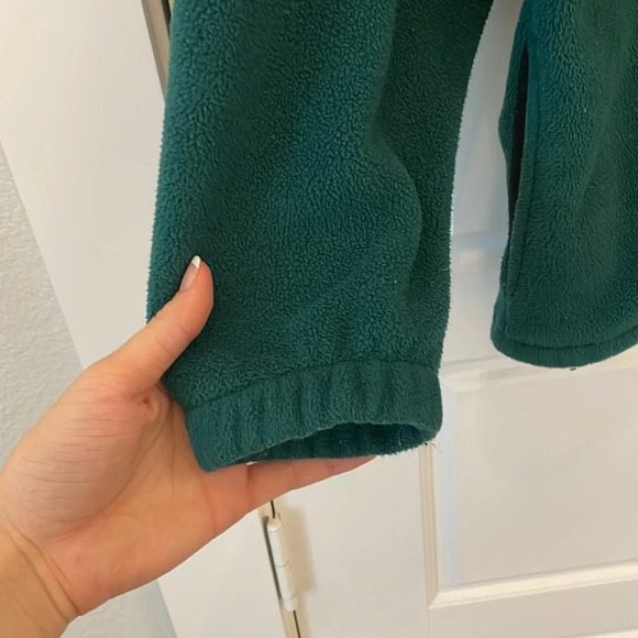 Men’s Eddie Bauer Forest Green Fleece Quarter-zip size large - Picture 5 of 8
